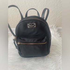 Kate Spade Black Mini Backpack